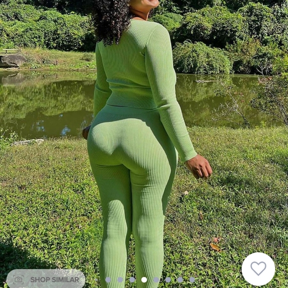 New Ribbed Legging Set - Picture 3 of 6